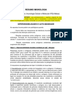 9 - Resumo Hipersensibilidades e Auto-Imunidade