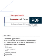 Asymptomatic Hyperuricemia