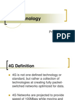 4G Technology: Presented M.Raju