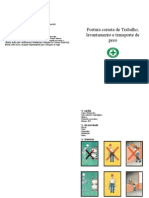 Cartilha de Postura Correta de Trabalho e Levantamento e Transporte de Peso Revisão 01