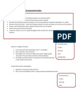 Business Controlled Assessment Plan