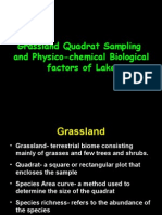 Quadrat Sampling and Physico-Chemical Factors in Lake Ecosystems