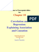 Correlation and Regression: Explaining Association and Causation