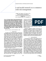 A Theory Analysis and Model Research On E-Commerce Credit Risk Management