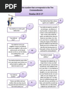 Los Diez Mandamientos - Os 10 Mandamentos - The 10 Commandments Inglés, Portugués y Español