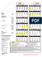 2009-2010 School Calendar