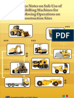 Guidance Notes On Safe Use of Loadshifting Machines For Earth Moving Operations On Construction Sites