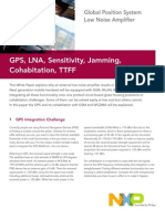 GPS, LNA, Sensitivity, Jamming, Cohabitation, TTFF: Global Position System Low Noise Amplifier