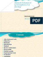 Notes On Formulation &amp Evaluation of Floating Microspheres of An Antibiotic Drug