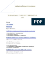 Comisión Teológica Internacional - (2002) El Diaconado Evolución y Perspectivas