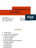 Methods of Preparation Liposomes