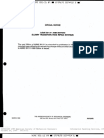 Asme b31.11 - Slurry Transportation