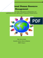 International Human Resource Case Study