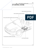 Front Power Seat Control System: Location