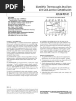 AD594 Thermocople Amplifier