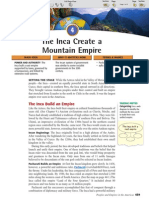 CH 16 Sec 4 - The Inca Create A Mountain Empire