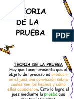 Teoria de La Prueba