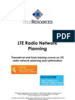 TeleRes LTE Planning Optimisation 2012 Aug