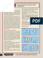 Materials Transfer: Types of Pneumatic Conveying & Design Considerations