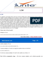 Page: 1/3: What Is The LCM of 4 and 6?