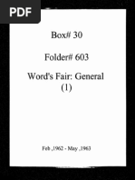 World's Fair General Documentation 1