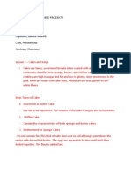 Classifications of Baked Products - 3