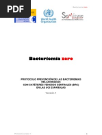 Protocolo Bacteriemia Zero 2009