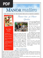 Matters: Ummer Time at Manor Gardens