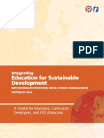 Integrating Education For Sustainable Development Into Secondary Education Social Studies Curriculum in Southeast Asia