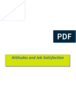 Attitudes and Job Satisfaction