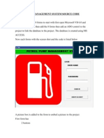 Petrol Pump Management System Source Code