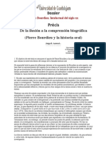 Pierre Bourdieu y La Historia Oral