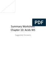 Sec 3E&NA - Acids WS Answers