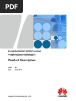 EchoLife HG8247 GPON Terminal Product Description - (V100R002C00&amp C01 - 03)