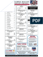 Flagler 2012 Sample Ballot