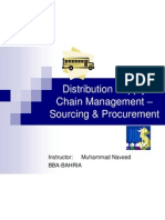 Distribution Supply Chain Management - Sourcing & Procurement