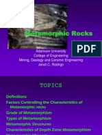 Metamorphic Rocks