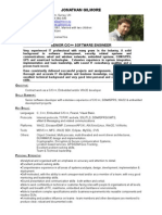 CV Jonathan Gilmore 20070119 Ec SeniorCCppSoftwareEngineer