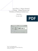 Assignment 2 Part 1 / Object Oriented Systems Design - Design Patterns and Evolution of Software-Architectures