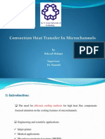 Convection Heat Transfer in Micro-Channels