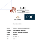 Trabajo Academico de Derecho Penal Especial I