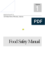 Food Safety Manual: 123 Main Street, Phoenix, Arizona