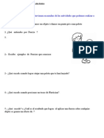 Control de Ciencias Naturales 4 Unidad Fuerza y Movimiento