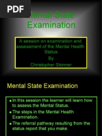 Mental State Examination