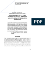 M. Golež Kaučić: Slovenian Folk Culture Between National Identity and European Integration Processes