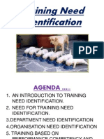 Training Need Identification