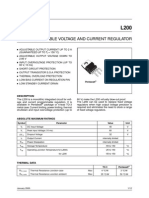 Adjustable Voltage and Current Regulator: Description