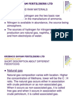 Feedstocks and Raw Materials: Ammonia Plant