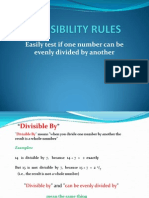 Divisivility Rules 1