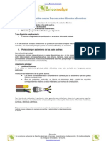 Medidas de Protección Contra Los Contactos Directos Eléctricos